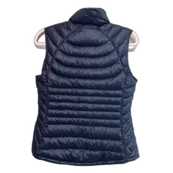 Bernardo Goose Down Vest Womens Small Black Puffer Lightweight Packable Jacket - Picture 2 of 5